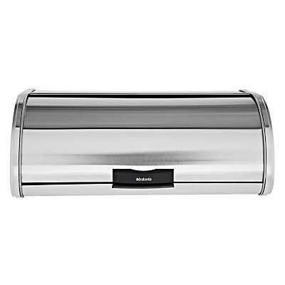 Brabantia Touch Bread Bin Large, Matt Steel